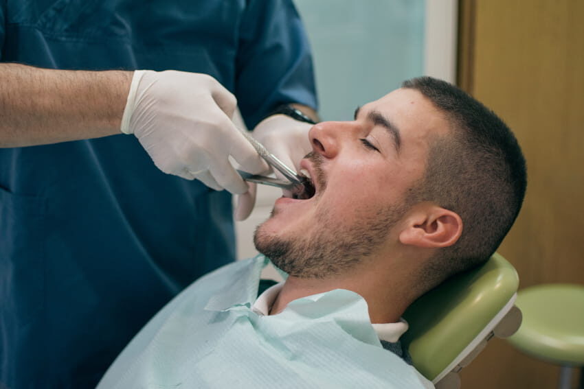 Tooth extraction procedure