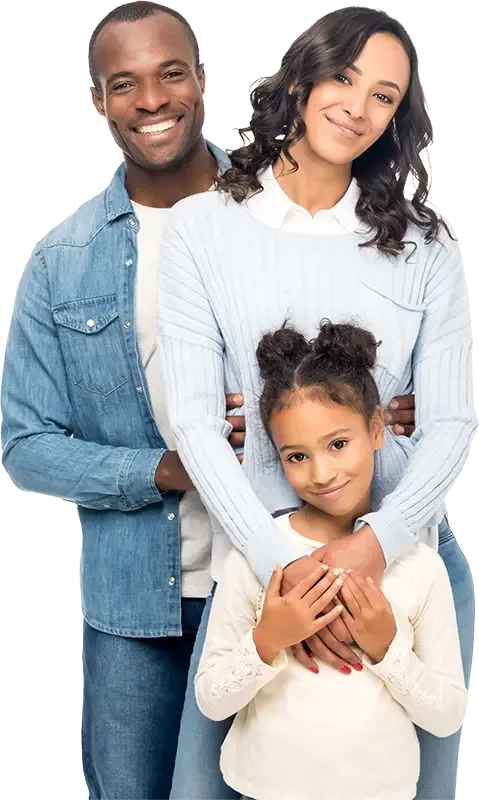 Family smiling - dental cleanings Surprise AZ