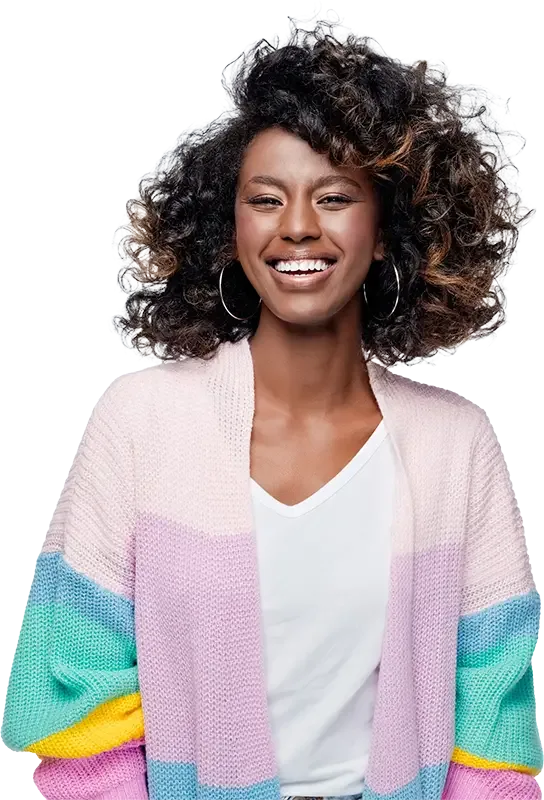 Woman smiling - tooth bonding Surprise AZ